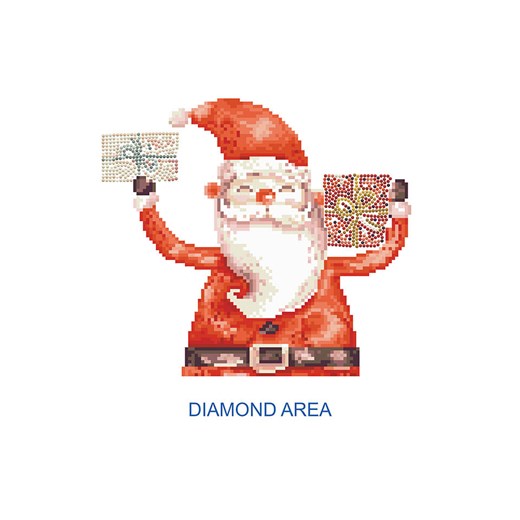 DIAMOND DOTZ Pudełko &quot;Santa Cheer Dreams Diamond Dotz®&quot; - 8+ ze sklepu Limango Polska w kategorii Zabawki - zdjęcie 173931962