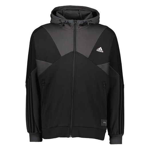 adidas Kurtka sportowa w kolorze czarno-antracytowym ze sklepu Limango Polska w kategorii Bluzy męskie - zdjęcie 173933311