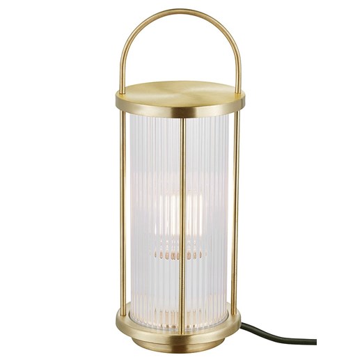 Nordlux Lampa stołowa &quot;Linton&quot; w kolorze złotym - wys. 34 x Ø 13 cm ze sklepu Limango Polska w kategorii Lampy stołowe - zdjęcie 173933664