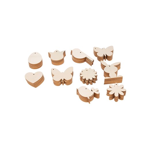 SUNNYSUE Drewniane zawieszki (100 szt.) w kolorze jasnobrązowym Sunnysue onesize Limango Polska promocja