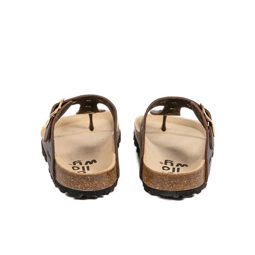 Klapki dziecięce Billowy bez zapięcia skórzane 