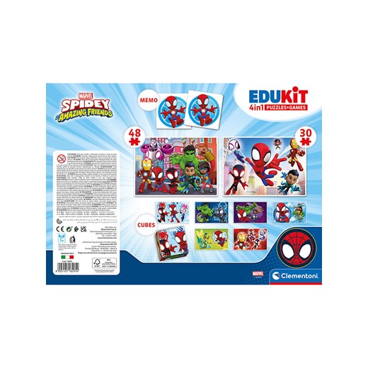 Clementoni Zestaw gier &quot;Spidey and his friends&quot; - 3+ ze sklepu Limango Polska w kategorii Puzzle - zdjęcie 173935432