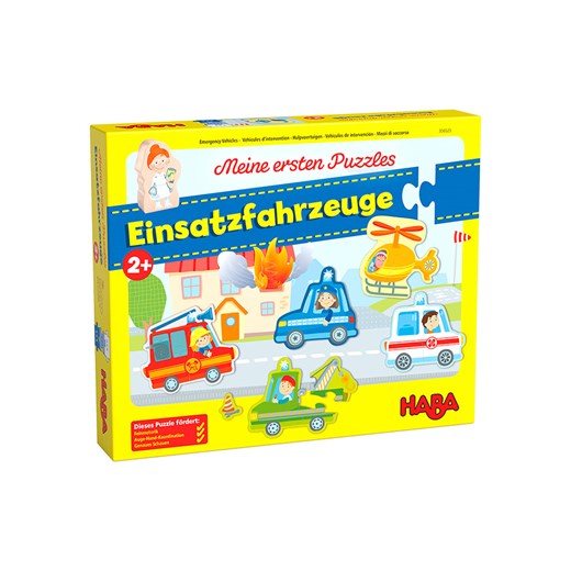 Haba Pierwsze puzzle "Emergency vehicles" - 2+ ze sklepu Limango Polska w kategorii Puzzle - zdjęcie 173936202