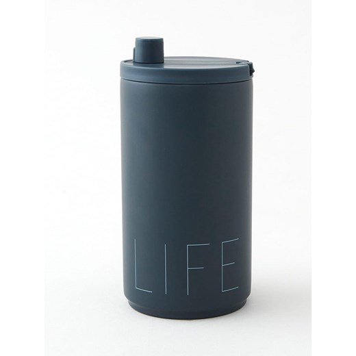 Design Letters Kubek termiczny &quot;Life&quot; w kolorze granatowym - 350 ml ze sklepu Limango Polska w kategorii Kubki termiczne - zdjęcie 173937310