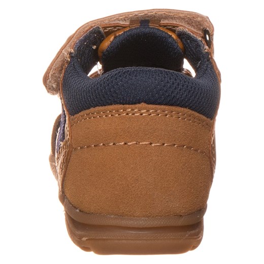 Lurchi Skórzane półsandały "Jonathan" w kolorze jasnobrązowym Lurchi 22 wyprzedaż Limango Polska