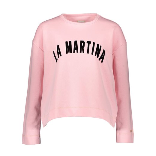La Martina Bluza w kolorze jasnoróżowym La Martina M okazyjna cena Limango Polska