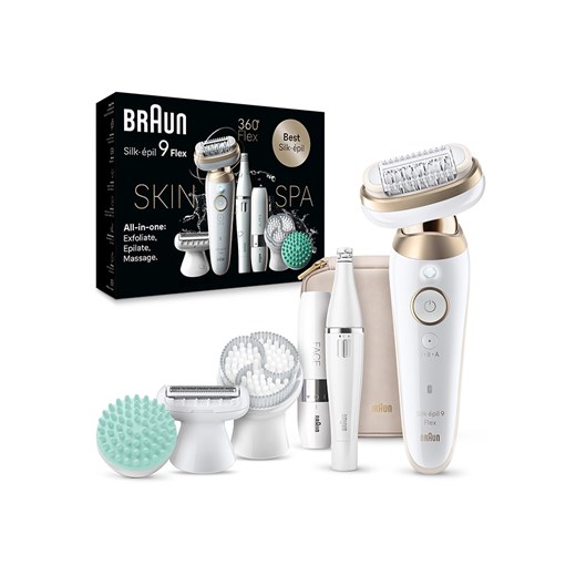 Braun Depilator &quot;Silk-épil 9-341&quot; w kolorze biało-jasnoróżowym ze sklepu Limango Polska w kategorii Depilacja - zdjęcie 173939701