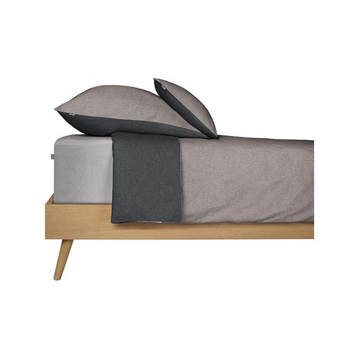 Schiesser Prześcieradło &quot;Elli&quot; w kolorze szarym na gumce Schiesser 100x200 cm Limango Polska wyprzedaż