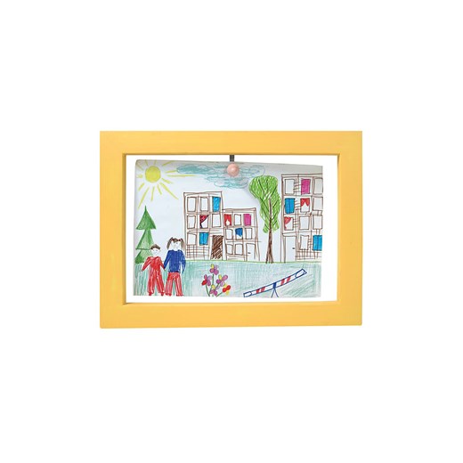 Uyart Home Ramka magnetyczna w kolorze żółtym - 40 x 30 cm ze sklepu Limango Polska w kategorii Ramki na zdjęcia - zdjęcie 173941272