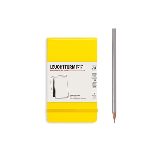 LEUCHTTURM1917 Notatnik w kolorze żółtym - A6 ze sklepu Limango Polska w kategorii Akcesoria biurowe - zdjęcie 173941564