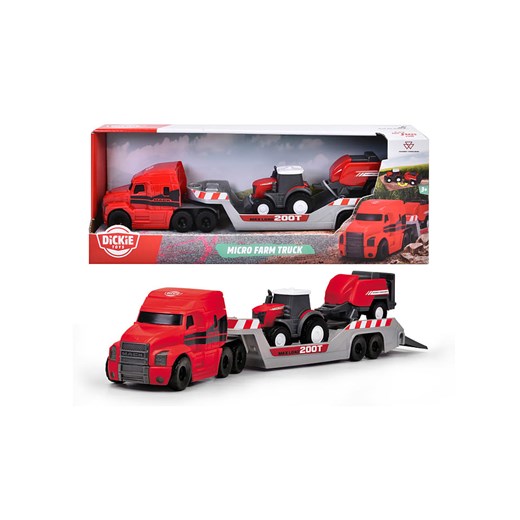 Dickie Pojazd &quot;Massey Ferguson Micro Farm Truck&quot; w kolorze czerwonym - 3+ ze sklepu Limango Polska w kategorii Zabawki - zdjęcie 173942924