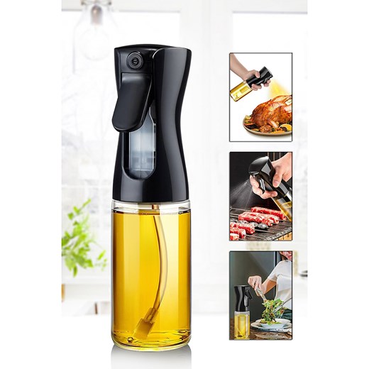 Violeta Home Dozownik oleju w kolorze czarnym - 210 ml ze sklepu Limango Polska w kategorii Naczynia - zdjęcie 173943404