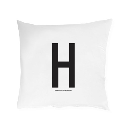Design Letters Poszewka w kolorze białym na poduszkę - 80 x 80 cm ze sklepu Limango Polska w kategorii Poszewki na poduszki - zdjęcie 173945112