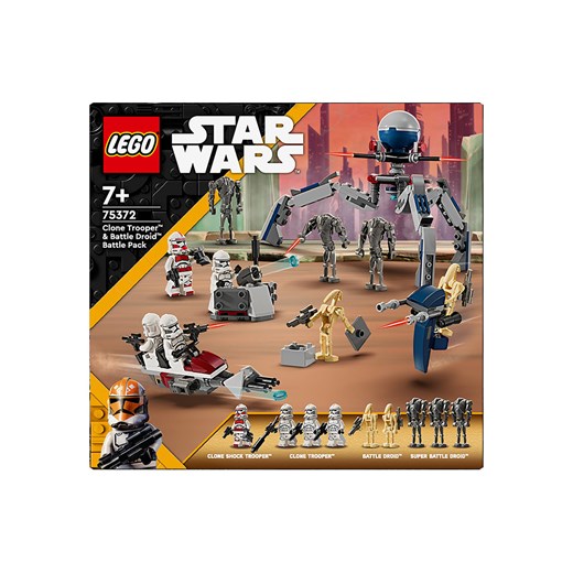 LEGO LEGO® Star Wars™ 75372: Clone Trooper™ &amp; Battle Droid™ Battle Pack - 7+ ze sklepu Limango Polska w kategorii Zabawki - zdjęcie 173946024