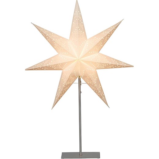 STAR Trading Lampa stojąca "Sensy" w kolorze kremowym - 54 x 78 cm - id: 3755824 - marki Star Trading - 173946851 STAR Trading Lampa stojąca "Sensy" w kolorze kremowym - 54 x 78 cm ze sklepu Limango Polska w kategorii Oświetlenie - zdjęcie 173946851