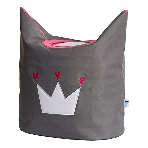 STORE IT Torba w kolorze szaro-różowym na pranie - 60 x 55 cm ze sklepu Limango Polska w kategorii Kosze i pudełka na zabawki - zdjęcie 173947344