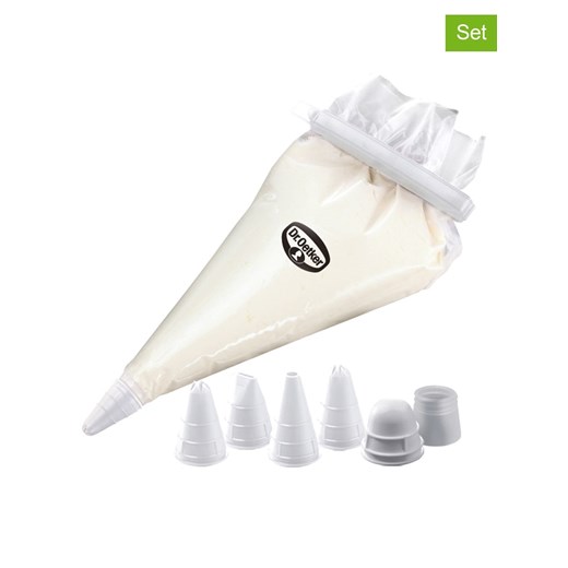 Dr. Oetker Jednorazowe rękawy cukiernicze (30 szt.) w kolorze białym - 31 x 18 cm ze sklepu Limango Polska w kategorii Akcesoria do pieczenia - zdjęcie 173947394