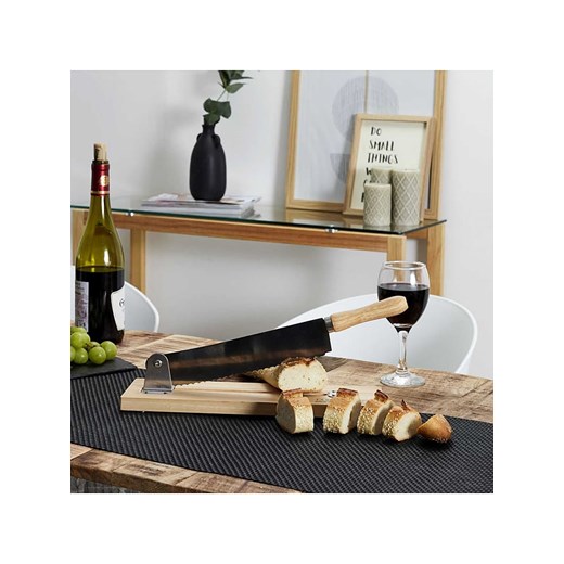 COOK CONCEPT Krajalnica w kolorze beżowym do chleba - 37,5 x 10 cm ze sklepu Limango Polska w kategorii Deski - zdjęcie 173947822