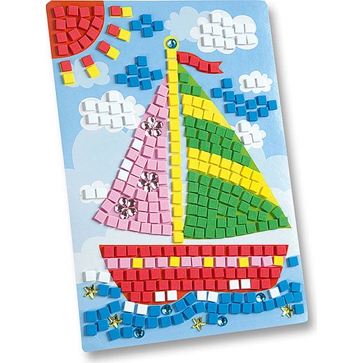 Folia Zestaw mozaiki &quot;Boat&quot; ze wzorem z gumy piankowej ze sklepu Limango Polska w kategorii Zabawki - zdjęcie 173947872