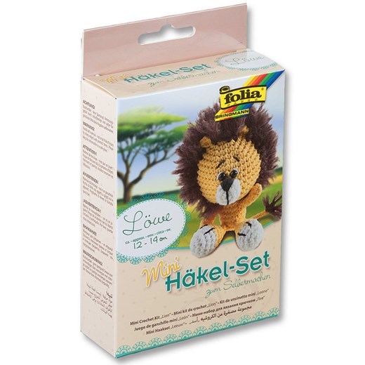 folia PAPER Mini zestaw &quot;Lion&quot; do szydełkowania - 8+ ze sklepu Limango Polska w kategorii Zabawki - zdjęcie 173947873