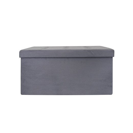 THE HOME DECO FACTORY Skrzynia-siedzisko w kolorze szarym - 76 x 38 x 38 cm - id: 5709637 - marki The Home Deco Factory - 173948012 THE HOME DECO FACTORY Skrzynia-siedzisko w kolorze szarym - 76 x 38 x 38 cm ze sklepu Limango Polska w kategorii Meble - zdjęcie 173948012