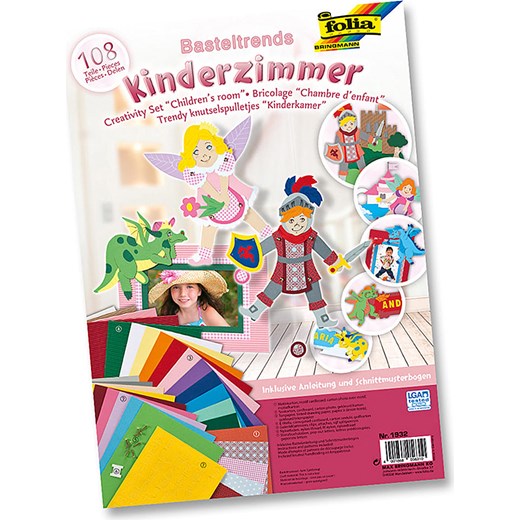 folia PAPER Zestaw &quot;Children&apos;s room&quot; w różnych kolorach do rękodzieła ze sklepu Limango Polska w kategorii Zabawki - zdjęcie 173948482