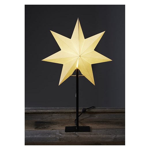 STAR Trading Lampa stojąca &quot;Frozen&quot; w kolorze białym - 34 x 55 cm Star Trading onesize Limango Polska okazyjna cena