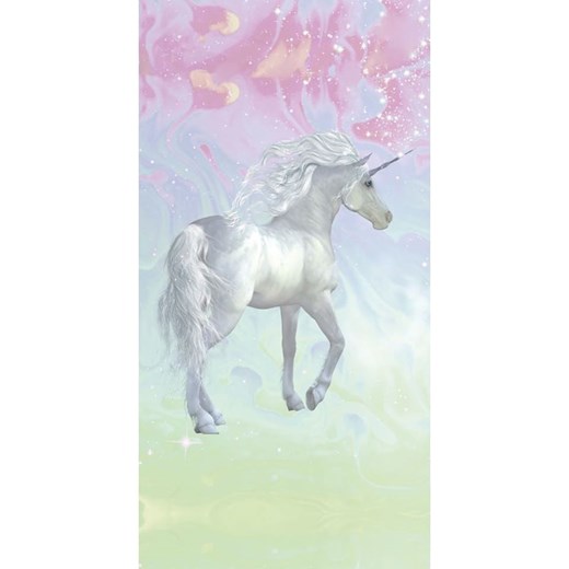 Good Morning Ręcznik plażowy &quot;Unicorn&quot; w kolorze turkusowo-fioletowym ze sklepu Limango Polska w kategorii Ręczniki - zdjęcie 173949771