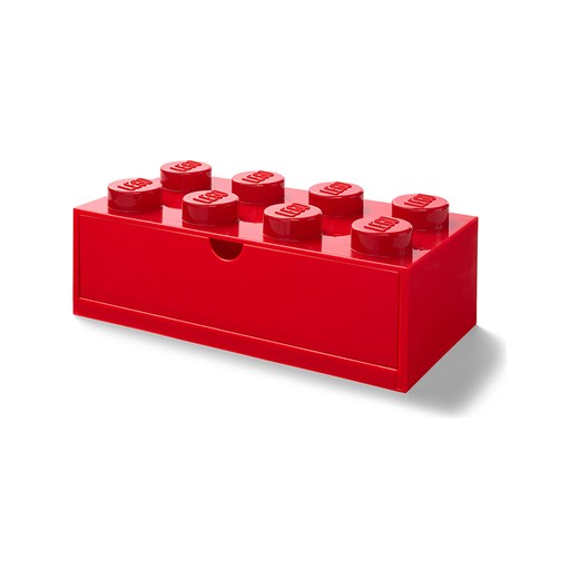 LEGO Pojemnik &quot;Brick 8&quot; w kolorze czerwonym z szufladami - 32 x 16 x 12 cm ze sklepu Limango Polska w kategorii Pojemniki kuchenne - zdjęcie 173949853
