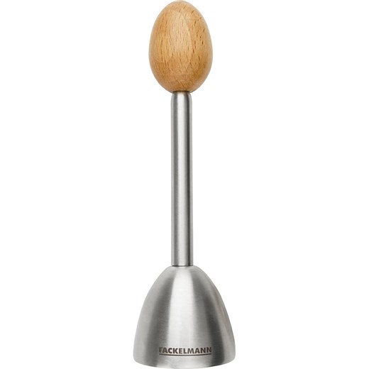 Fackelmann Otwieracz w kolorze srebrno-brązowym do jajek - dł. 14,7 x Ø 4 cm - id: 7788058 - marki Fackelmann - 173950153 Fackelmann Otwieracz w kolorze srebrno-brązowym do jajek - dł. 14,7 x Ø 4 cm ze sklepu Limango Polska w kategorii Akcesoria kuchenne - zdjęcie 173950153