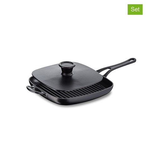Tefal Pokrywka grillowa w kolorze czarnym - 22 x 22 cm ze sklepu Limango Polska w kategorii Garnki - zdjęcie 173950453