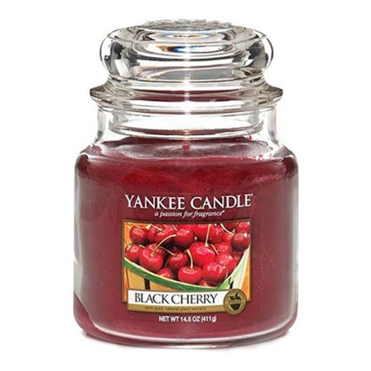 Yankee Candle Świeca zapachowa &quot;Black Cherry&quot; - 411 g ze sklepu Limango Polska w kategorii Świece i dyfuzory - zdjęcie 173951573