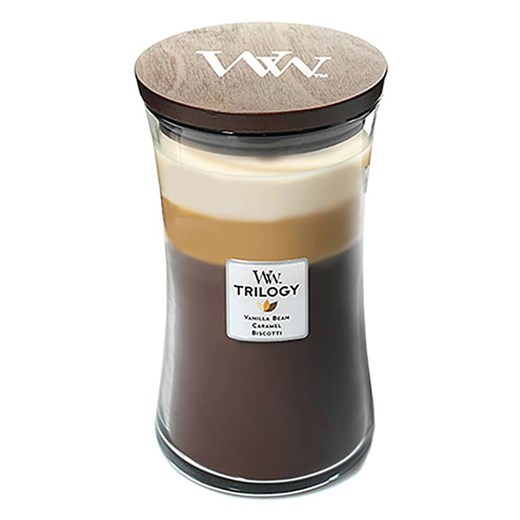 WoodWick Świeca zapachowa &quot;Trilogy&quot; - Cafe Sweets - 609,5 g ze sklepu Limango Polska w kategorii Świece i dyfuzory - zdjęcie 173951713