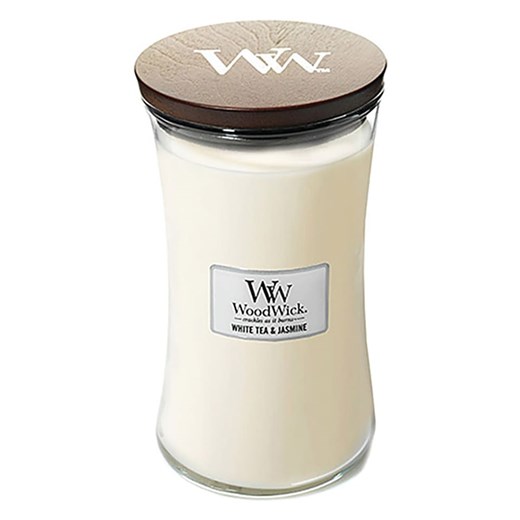 WoodWick Świeca zapachowa &quot;White Tea &amp; Jasmine&quot; - 609,5 g ze sklepu Limango Polska w kategorii Świece i dyfuzory - zdjęcie 173951714