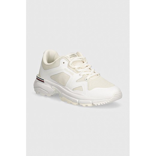 Tommy Hilfiger sneakersy WOMENS TRAIL RUNNER kolor beżowy FW0FW08202 ze sklepu ANSWEAR.com w kategorii Buty sportowe damskie - zdjęcie 173953770