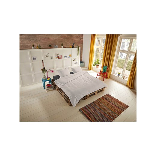 Hip Komplet pościeli satynowej w kolorze beżowym Hip 200x200/220 cm wyprzedaż Limango Polska