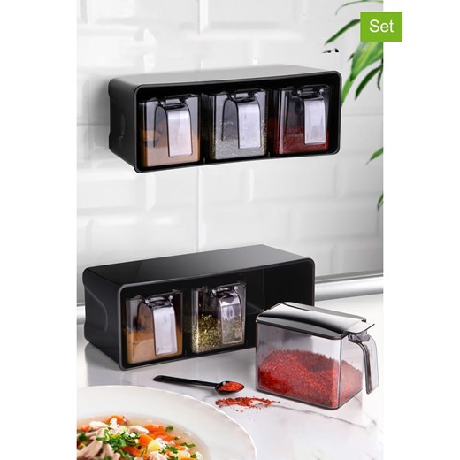 Violeta Home 7-częściowy zestaw w kolorze czarnym ze sklepu Limango Polska w kategorii Pojemniki kuchenne - zdjęcie 173954982