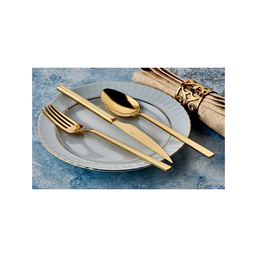 Hermia 36-częściowy zestaw sztućców w kolorze złotym Hermia onesize promocyjna cena Limango Polska