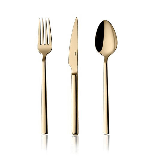 Hermia 36-częściowy zestaw sztućców w kolorze złotym Hermia onesize okazja Limango Polska