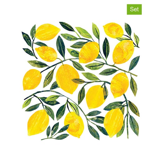 ppd Serwetki (40 szt.) "Tracey´s Citronella" w kolorze zielono-żółtym - id: 15692134 - marki Ppd - 173956221 ppd Serwetki (40 szt.) "Tracey´s Citronella" w kolorze zielono-żółtym ze sklepu Limango Polska w kategorii Akcesoria kuchenne - zdjęcie 173956221