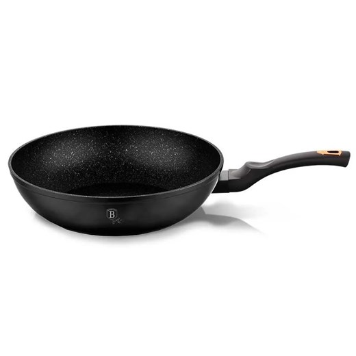 Wok z potrójną powłoką granitową 28cm P4-H41 ze sklepu Edinos.pl w kategorii Naczynia - zdjęcie 173958773