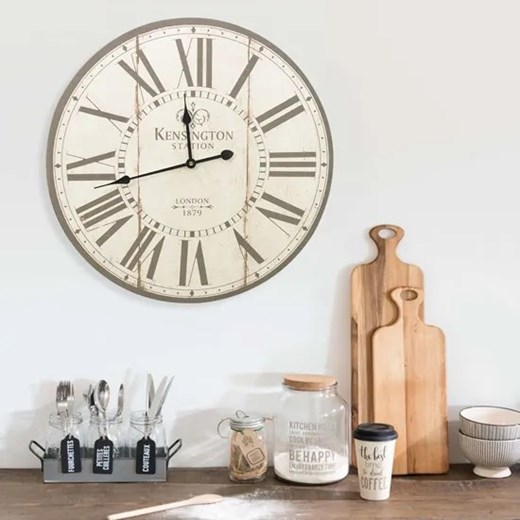 Zegar ścienny w stylu vintage z motywem londyńskim 60 cm - Artos 4X Elior One Size Edinos.pl