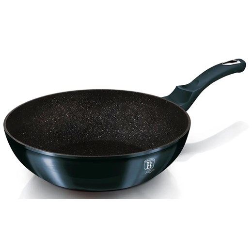 Niebieski wok z systemem turbo induction 28cm G5-L64 ze sklepu Edinos.pl w kategorii Naczynia - zdjęcie 173958884