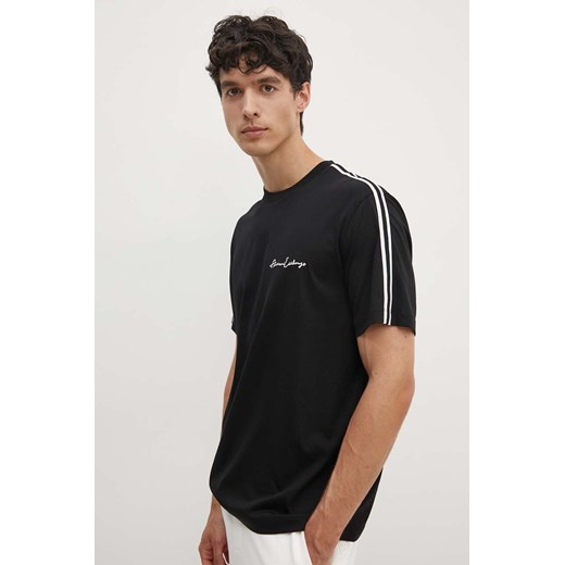 Armani Exchange t-shirt bawełniany męski kolor czarny z aplikacją 8NZTSG ZJ9AZ ze sklepu ANSWEAR.com w kategorii T-shirty męskie - zdjęcie 173961923