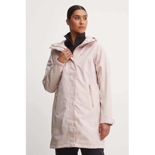 Helly Hansen kurtka damska kolor różowy przejściowa 54075 ze sklepu ANSWEAR.com w kategorii Kurtki damskie - zdjęcie 173962232