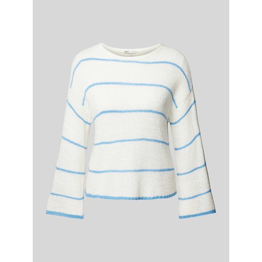 Sweter z dzianiny z okrągłym dekoltem model ‘GEENA’ ze sklepu Peek&Cloppenburg  w kategorii Swetry damskie - zdjęcie 173962364