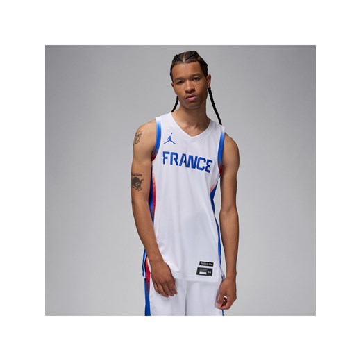 Męska koszulka do koszykówki Jordan Francja Limited (wersja domowa) - Biel ze sklepu Nike poland w kategorii T-shirty męskie - zdjęcie 173963063