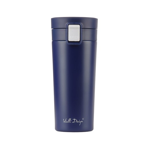 Vialli Design Kubek termiczny w kolorze granatowym - 400 ml ze sklepu Limango Polska w kategorii Kubki termiczne - zdjęcie 173963140