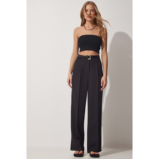 Spodnie damskie czarne Happiness Istanbul 