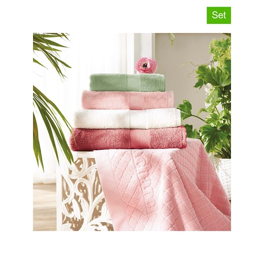 Cacharel Ręczniki (2 szt.) &quot;Meadow&quot; w kolorze zielonym do rąk Cacharel 50x100 cm wyprzedaż Limango Polska